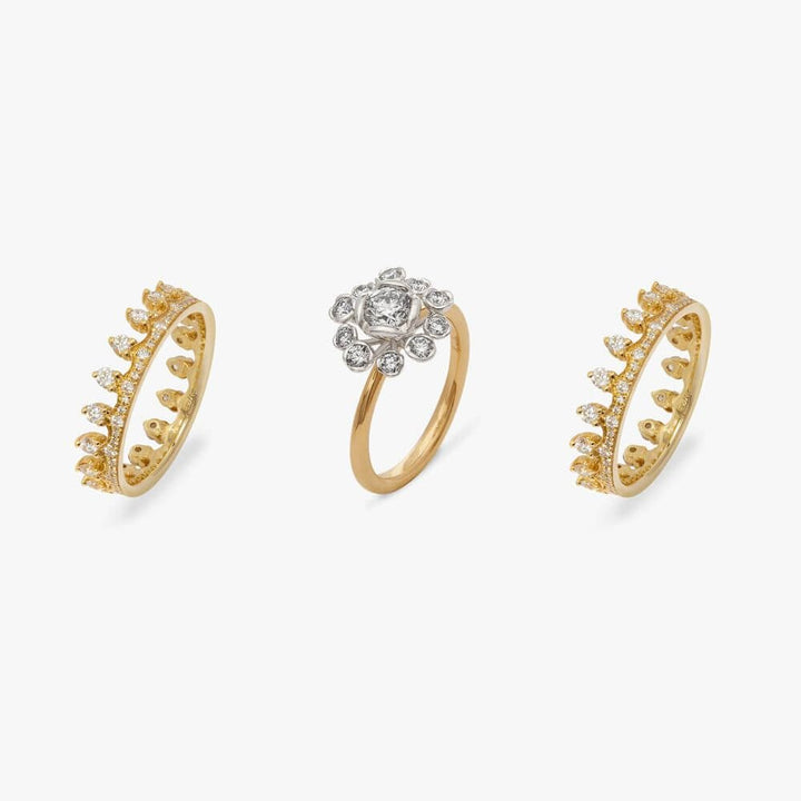 marguerite-crown-18ct-yellow-gold-diamond-ring-stack