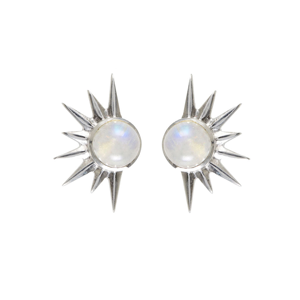 Total Eclipse Studs Moonstone