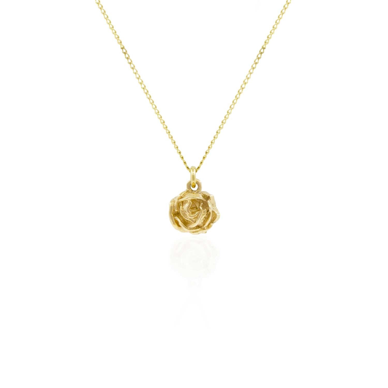 Rose Necklace Gold