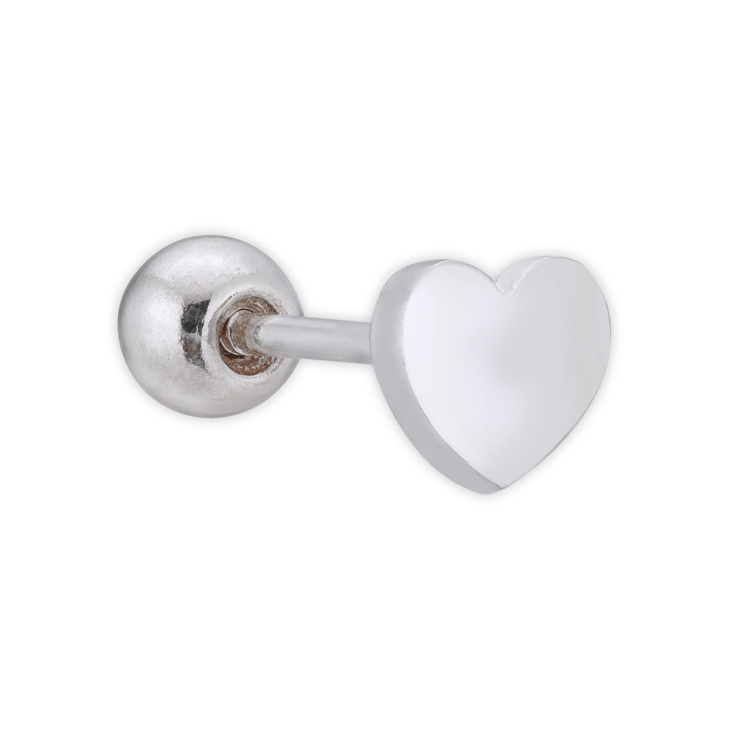 Heartstrings Single Silver Stud Earring