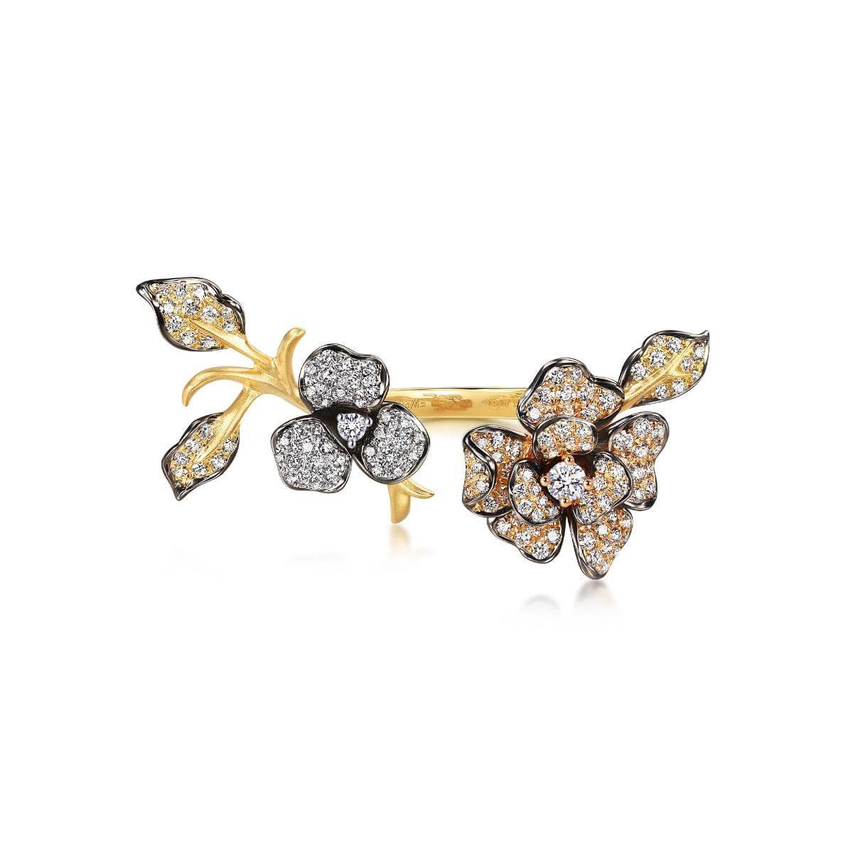 symphony-18k-multi-coloured-gold-diamond-ring