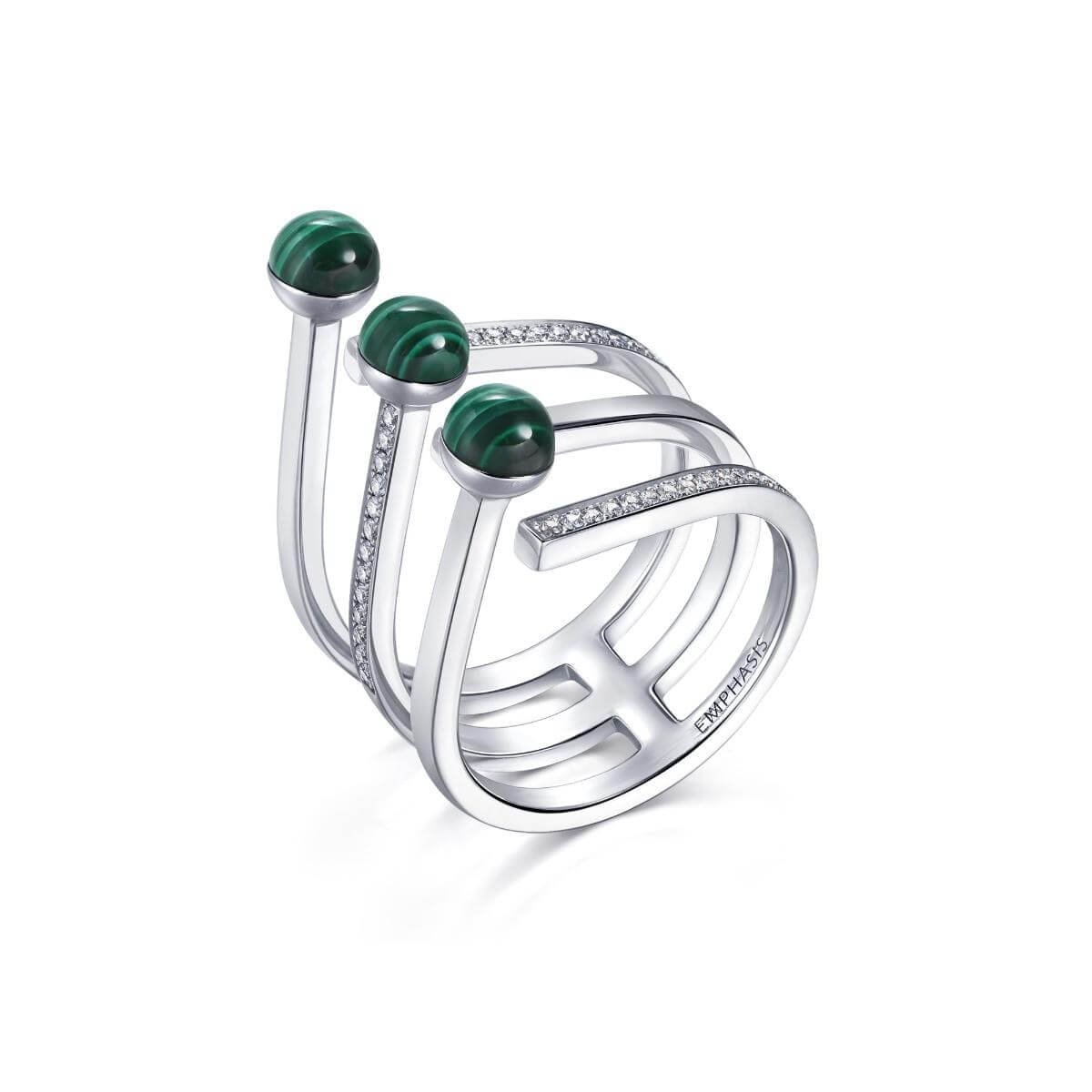 cosmos-18k-white-gold-malachite-ring