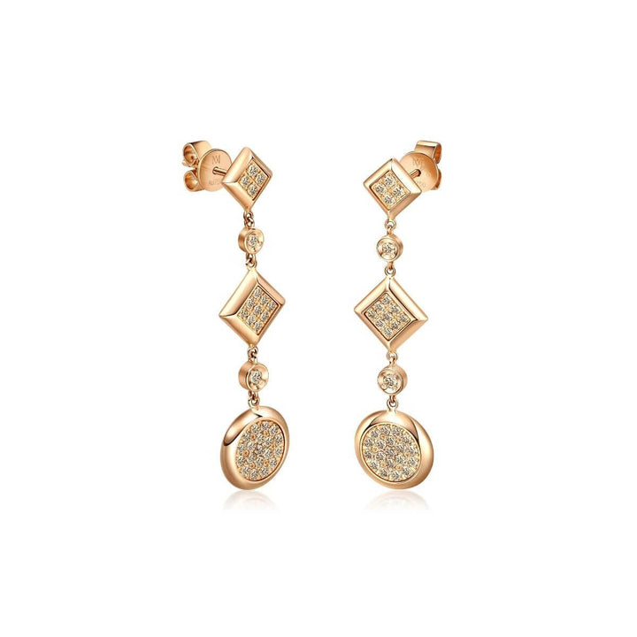 timeless-18k-red-gold-brown-diamond-earrings