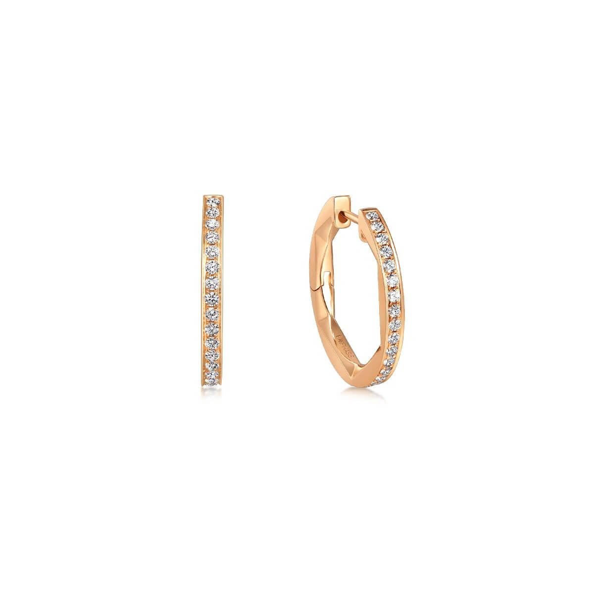 timeless-18k-rose-gold-diamond-hoop-earrings