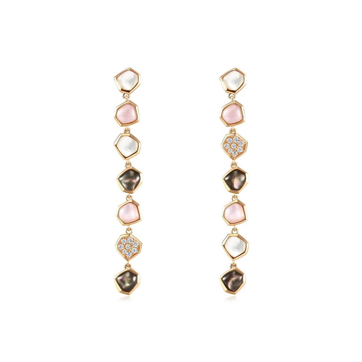 harmony-18k-red-gold-mother-of-pearl-mismatched-earrings