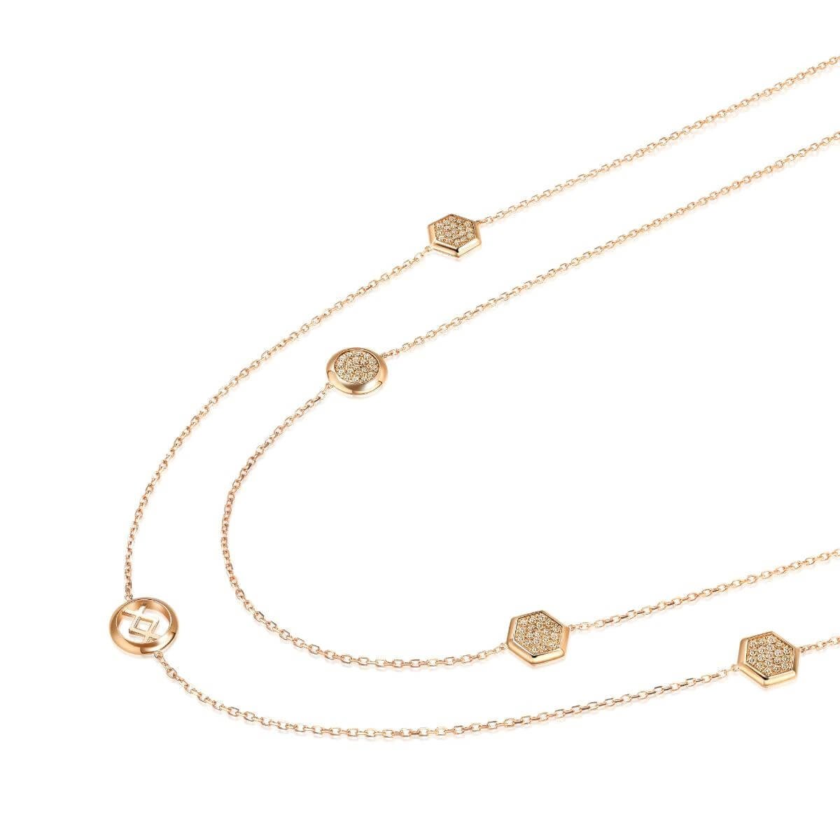 timeless-18k-red-gold-brown-diamond-necklace