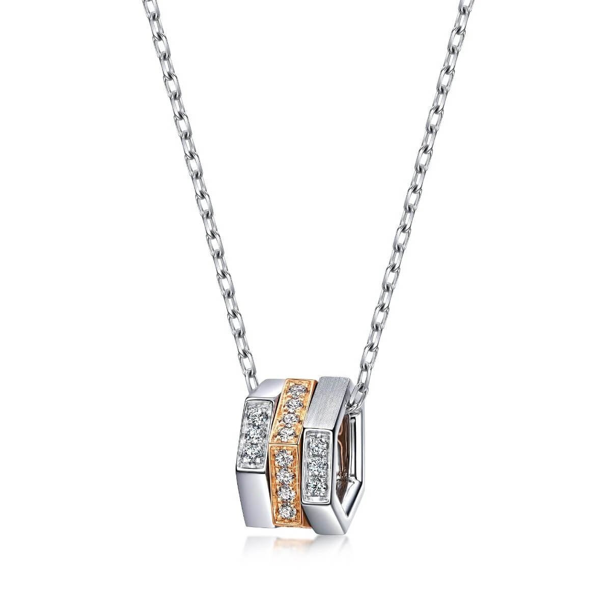 m18k-white-red-gold-diamond-necklace