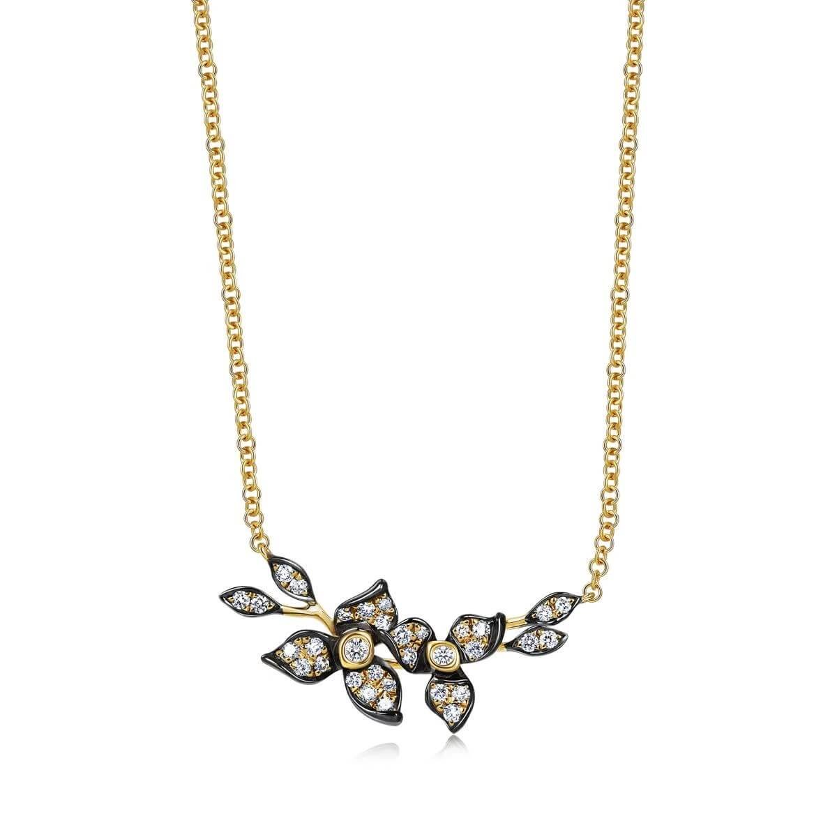 symphony-18k-yellow-black-gold-diamond-necklace