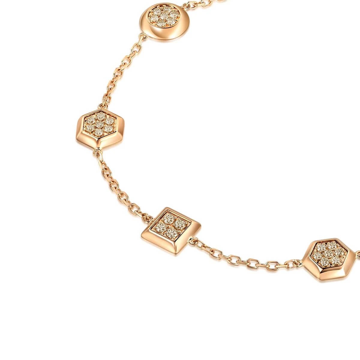 timeless-18k-red-gold-brown-diamond-bracelet