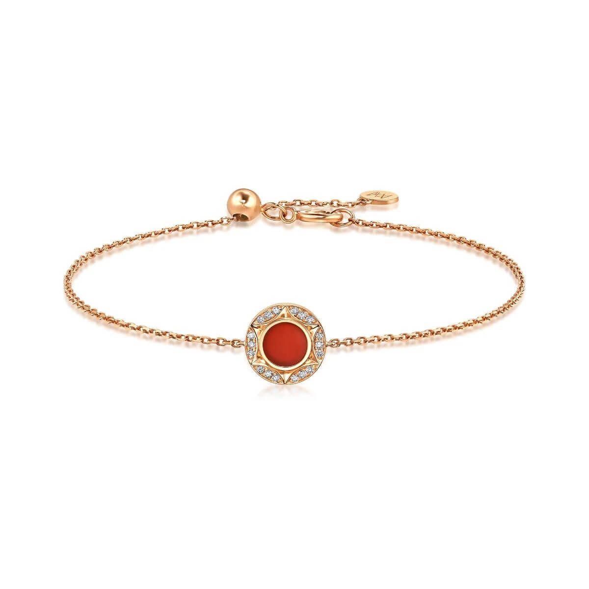 timeless-18k-rose-gold-chalcedony-bracelet