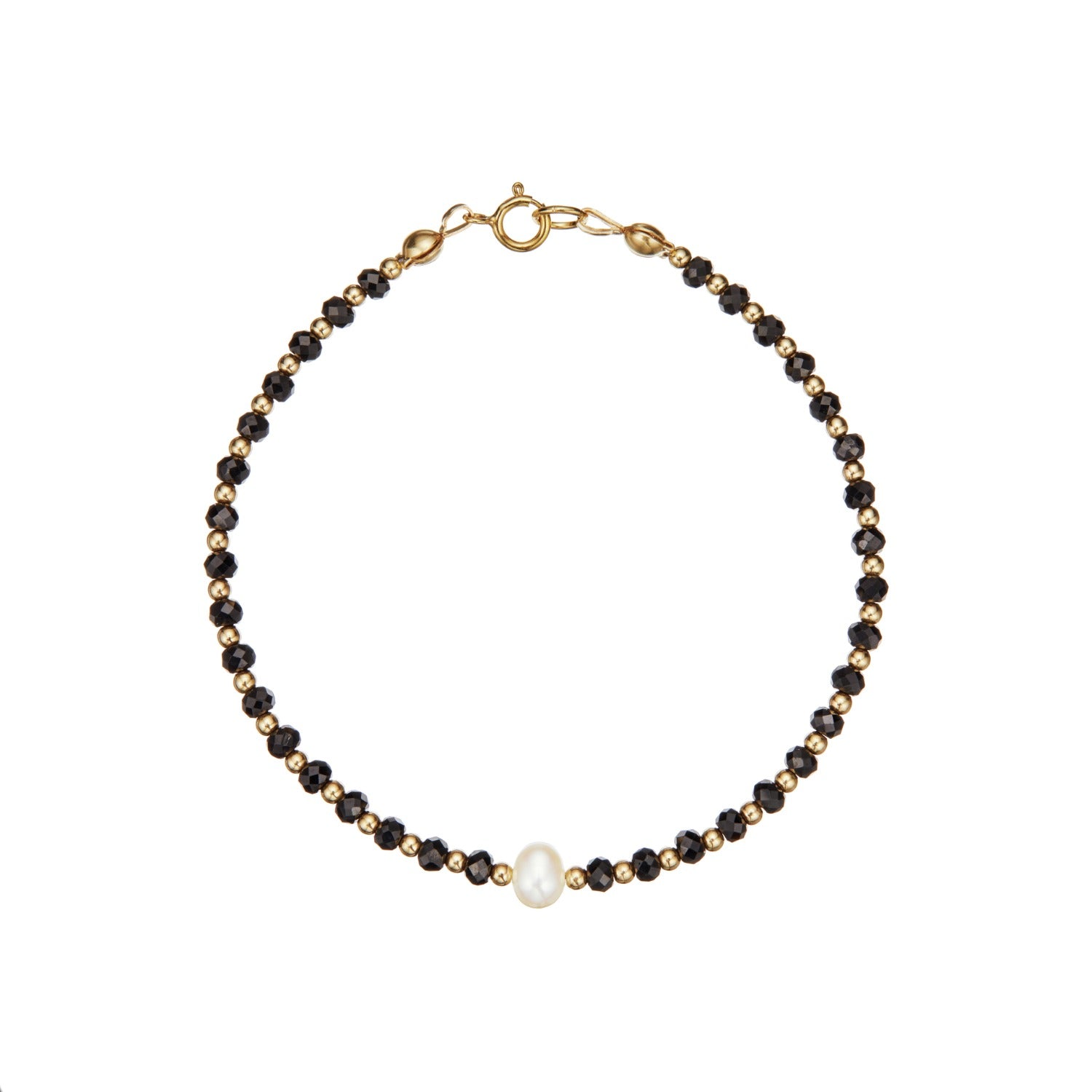 Gold Spinel Gemstone Bracelet