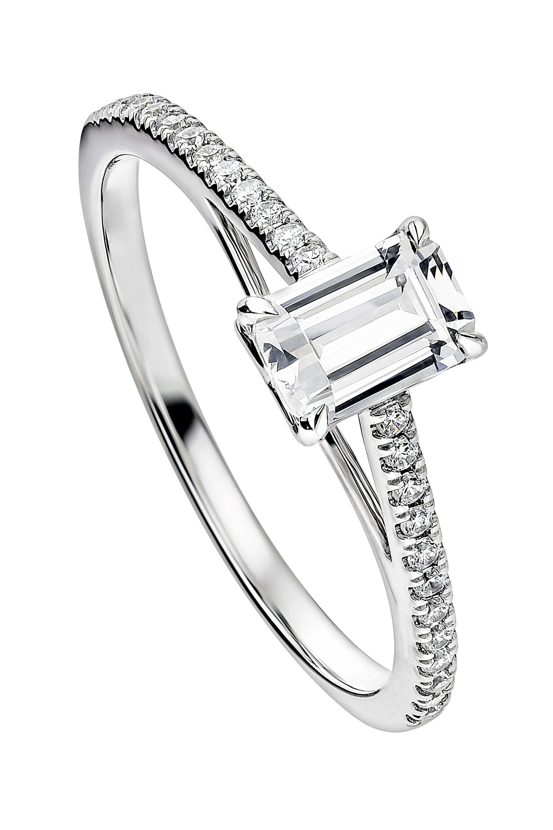 Sophia White Gold Lab Grown Diamond Ring