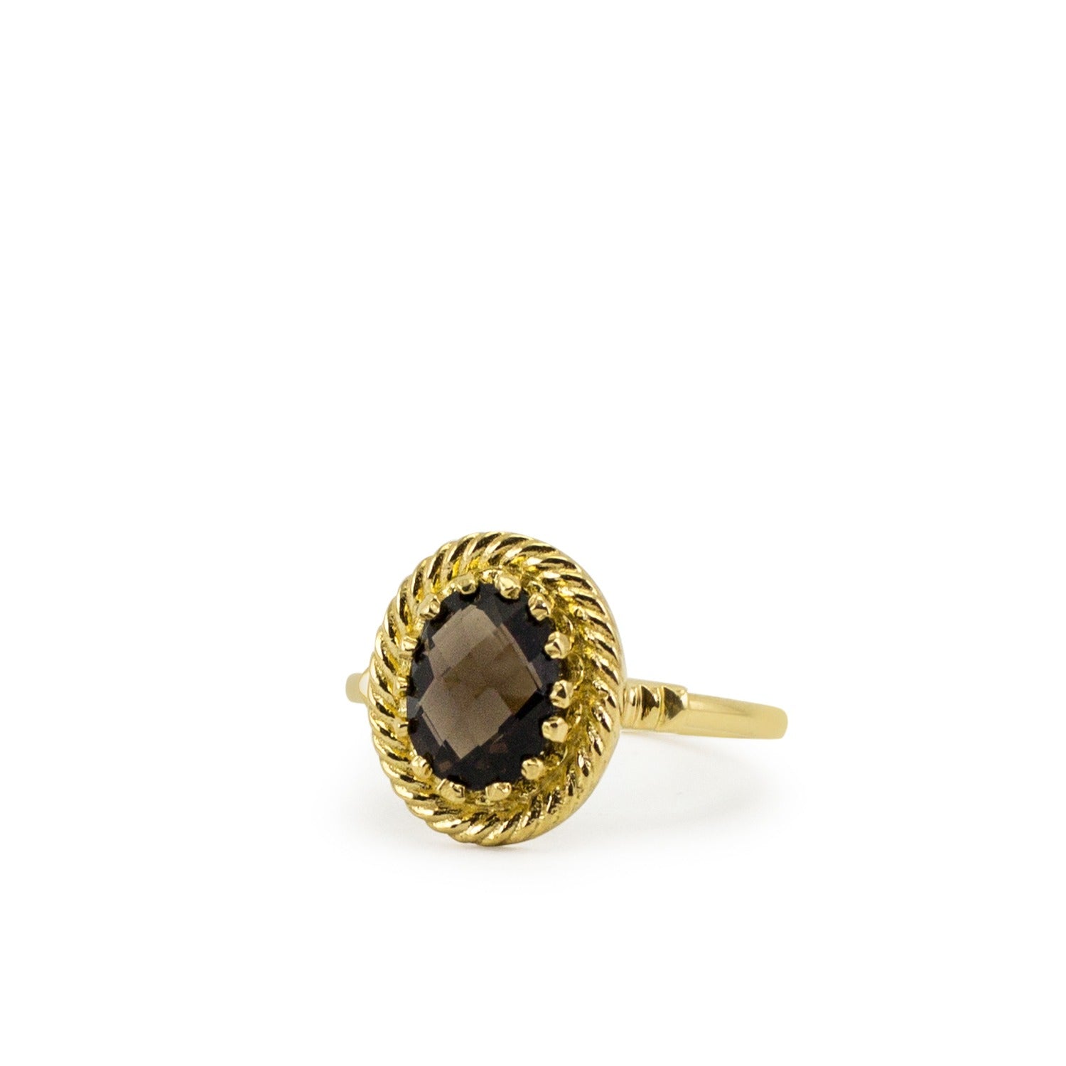 Luccichio Smoky Quartz Ring