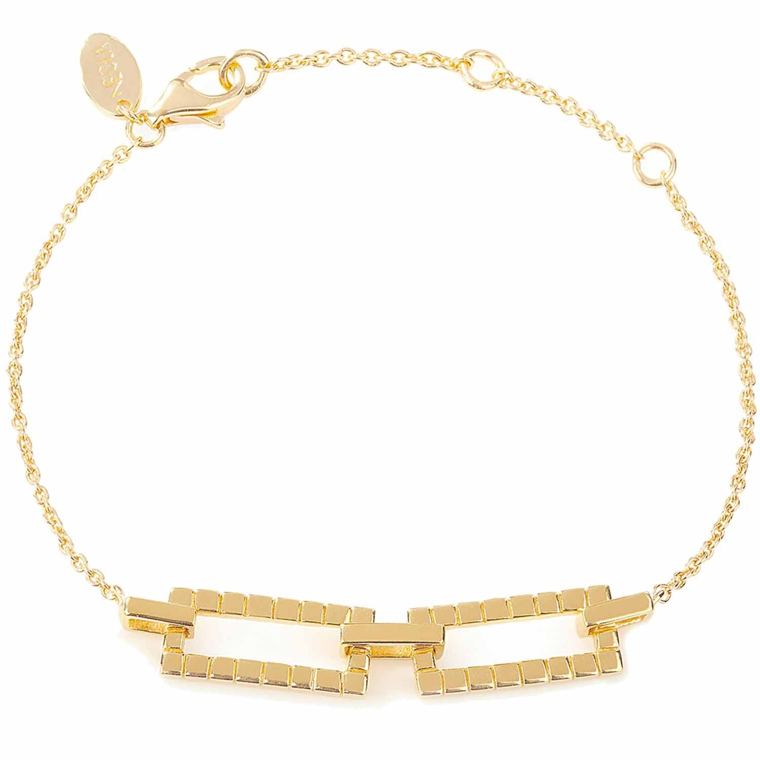 Gold Cube Bracelet