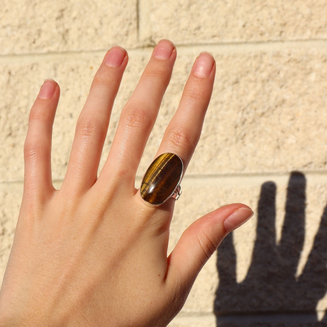 La Ste Le Tiger S Eye Ring