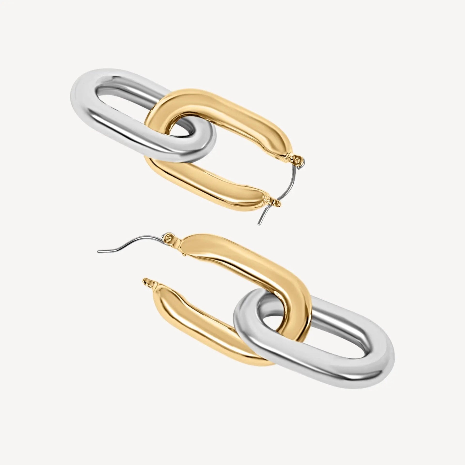 Lauren Earrings Silver Gold