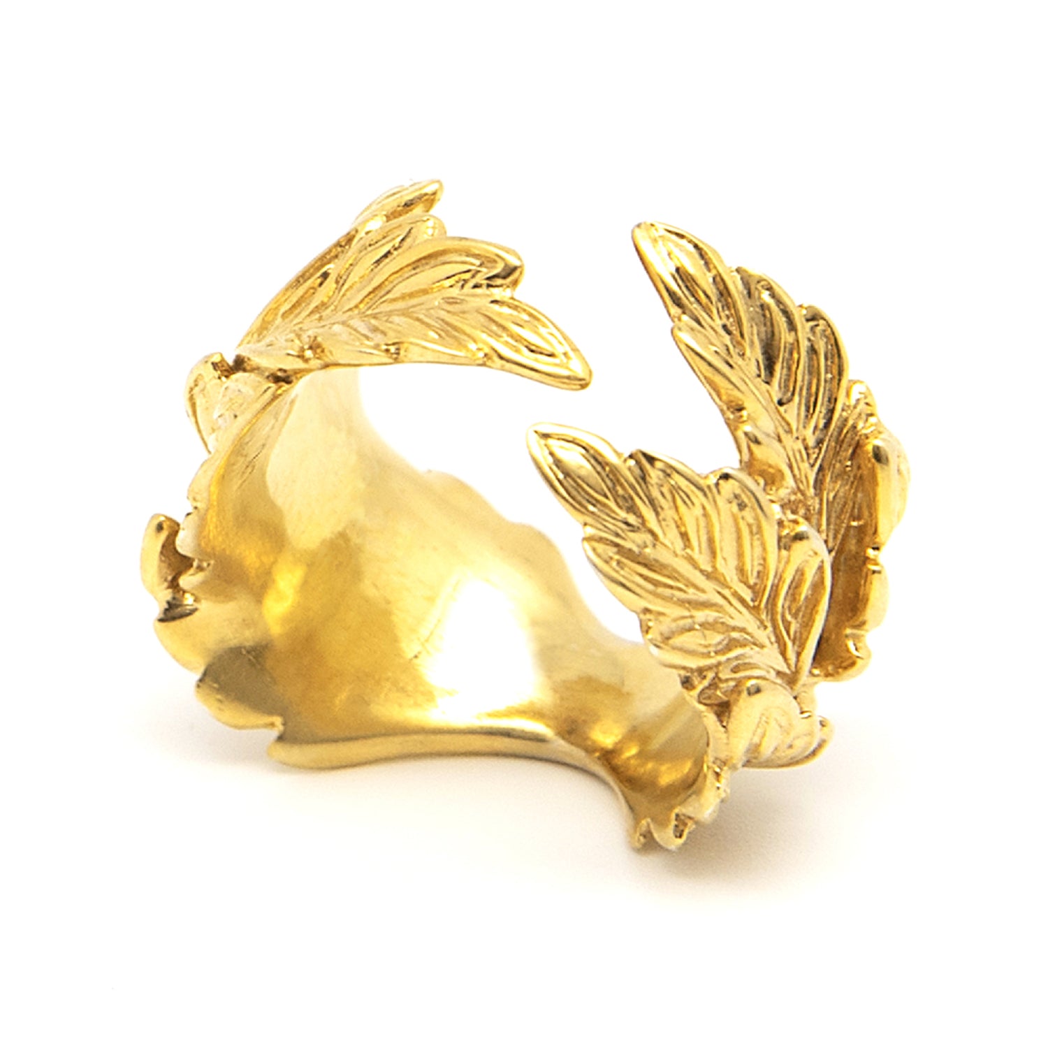 Leaves Ring Gold