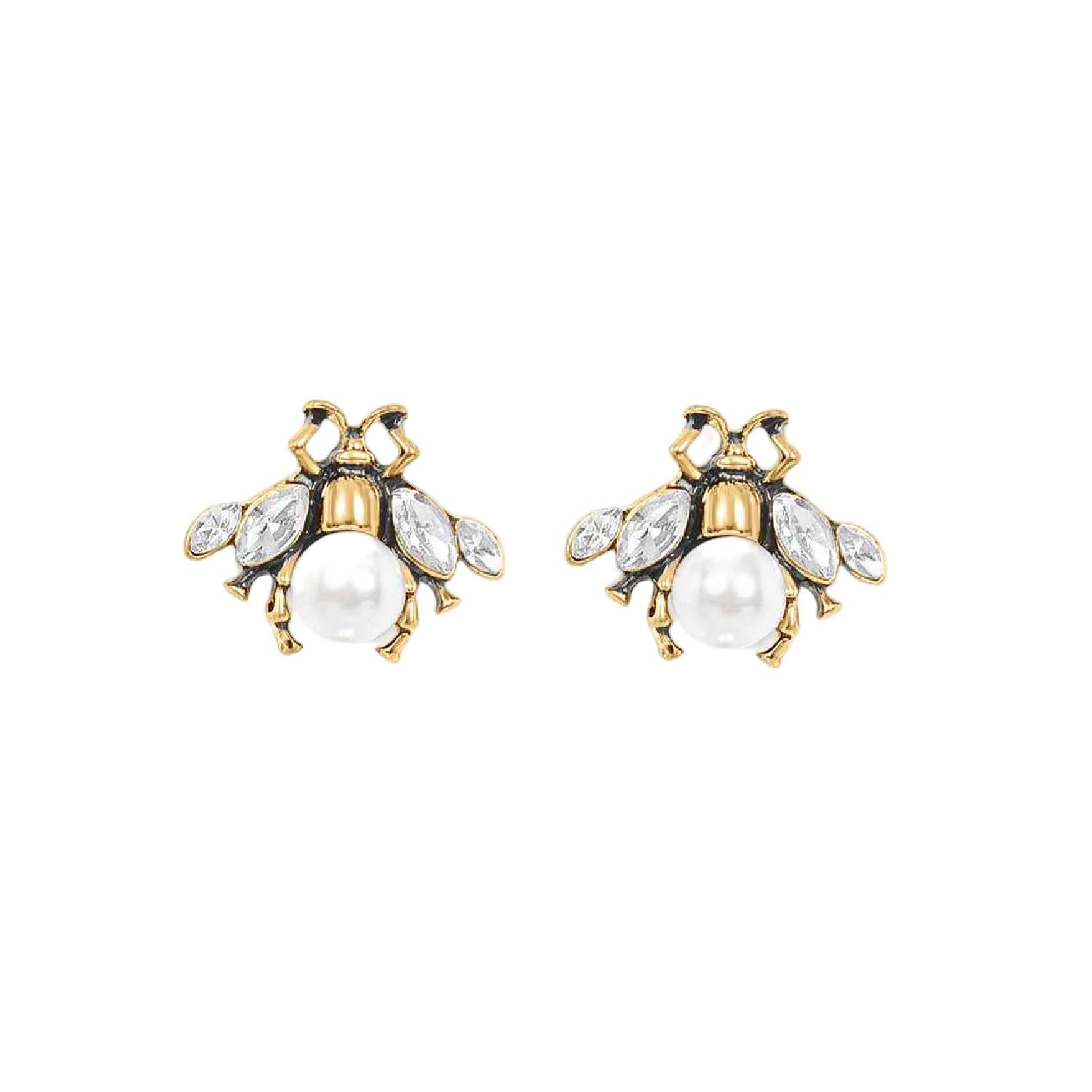 Lilly Stud Earrings Gold