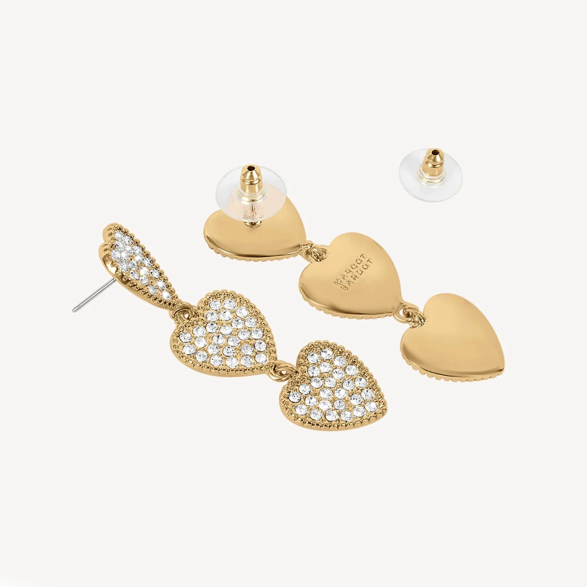 Maeva Heart Earrings Shine