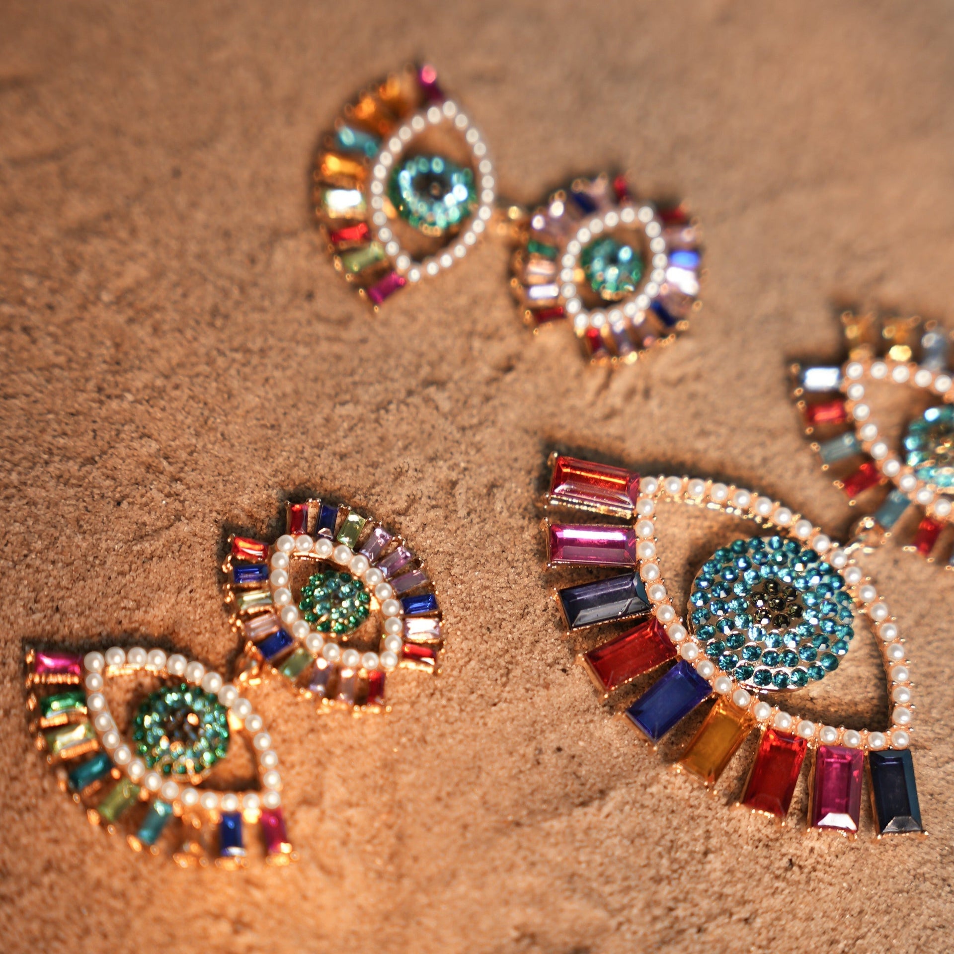 Maeyu Earrings Multicolor