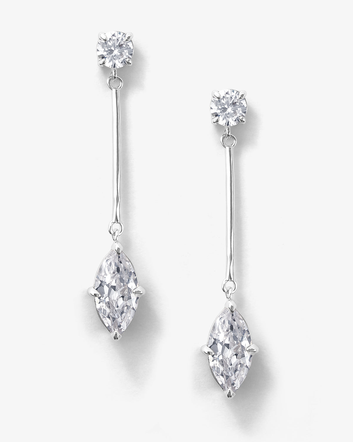 marquise-diamond-drop-earrings-in-silver-and-white-diamondettes