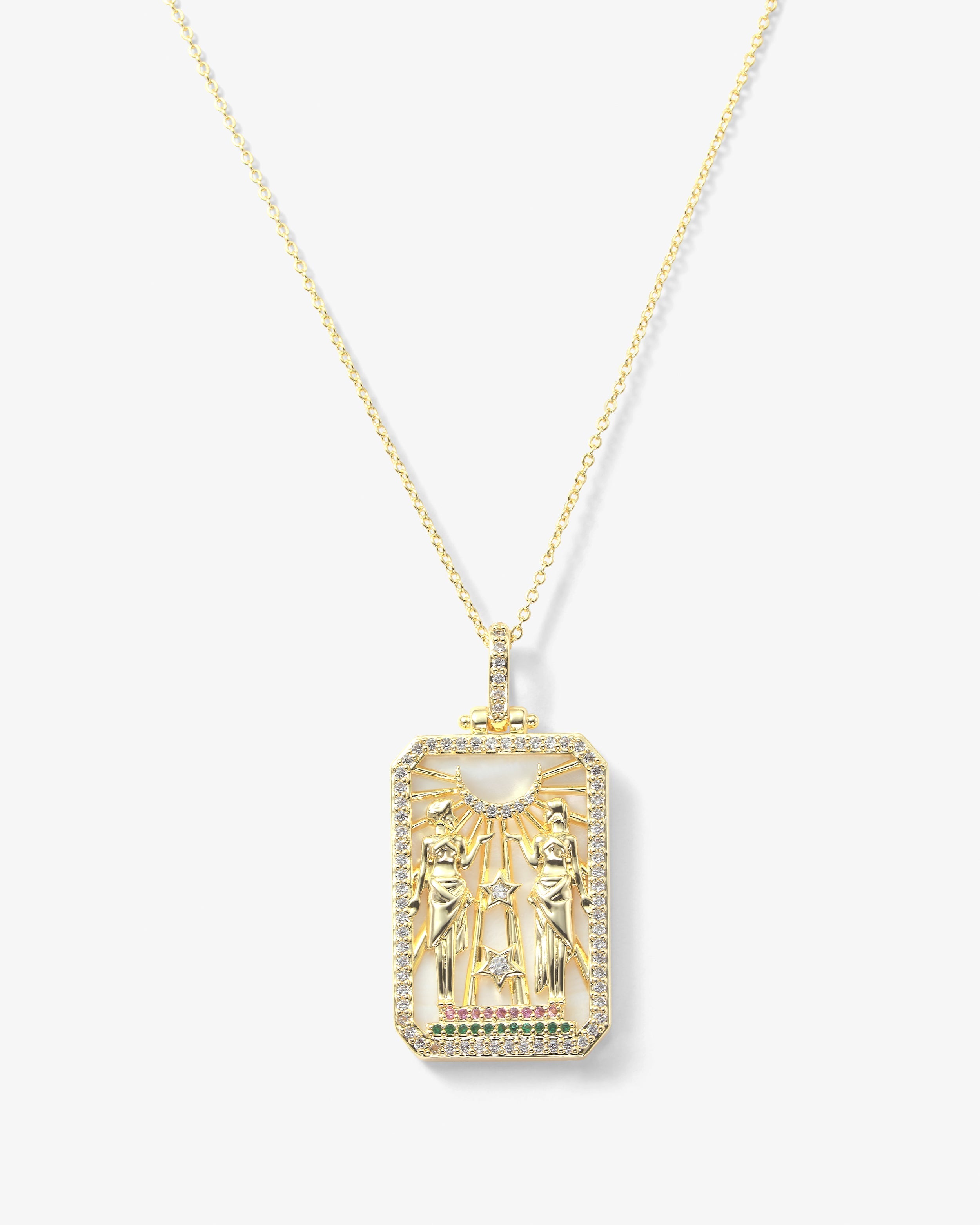 The Sisterhood Amulet in Gold and Pearl Diamondettes