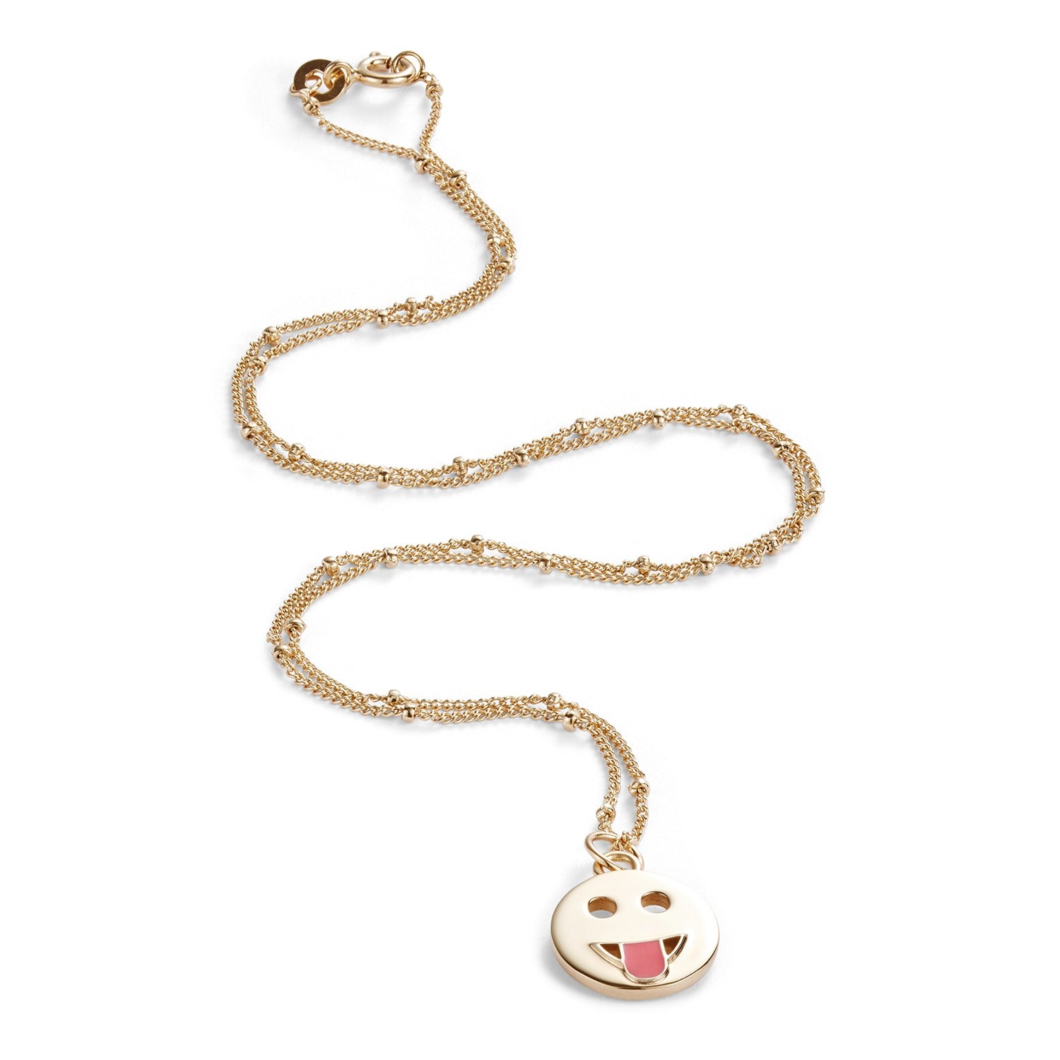 Mood Pendant Necklace Cheeky Gold