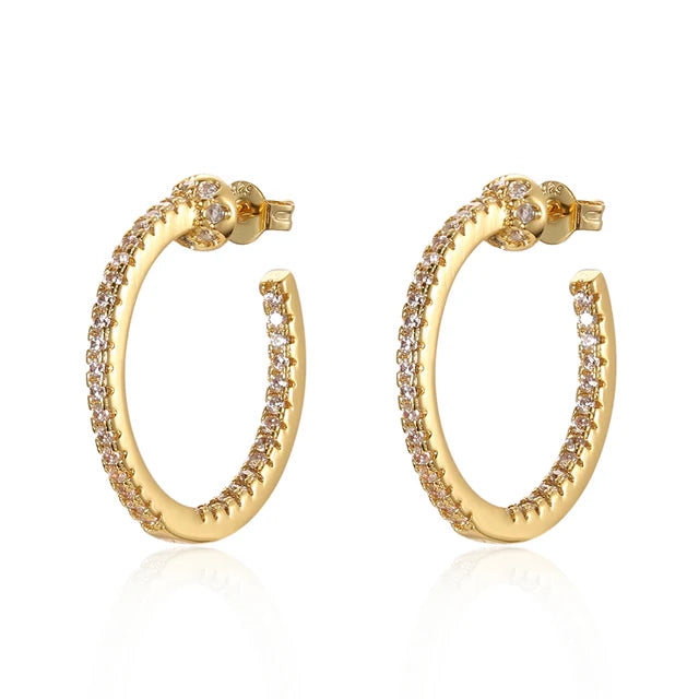 Small Zirconia Hoops