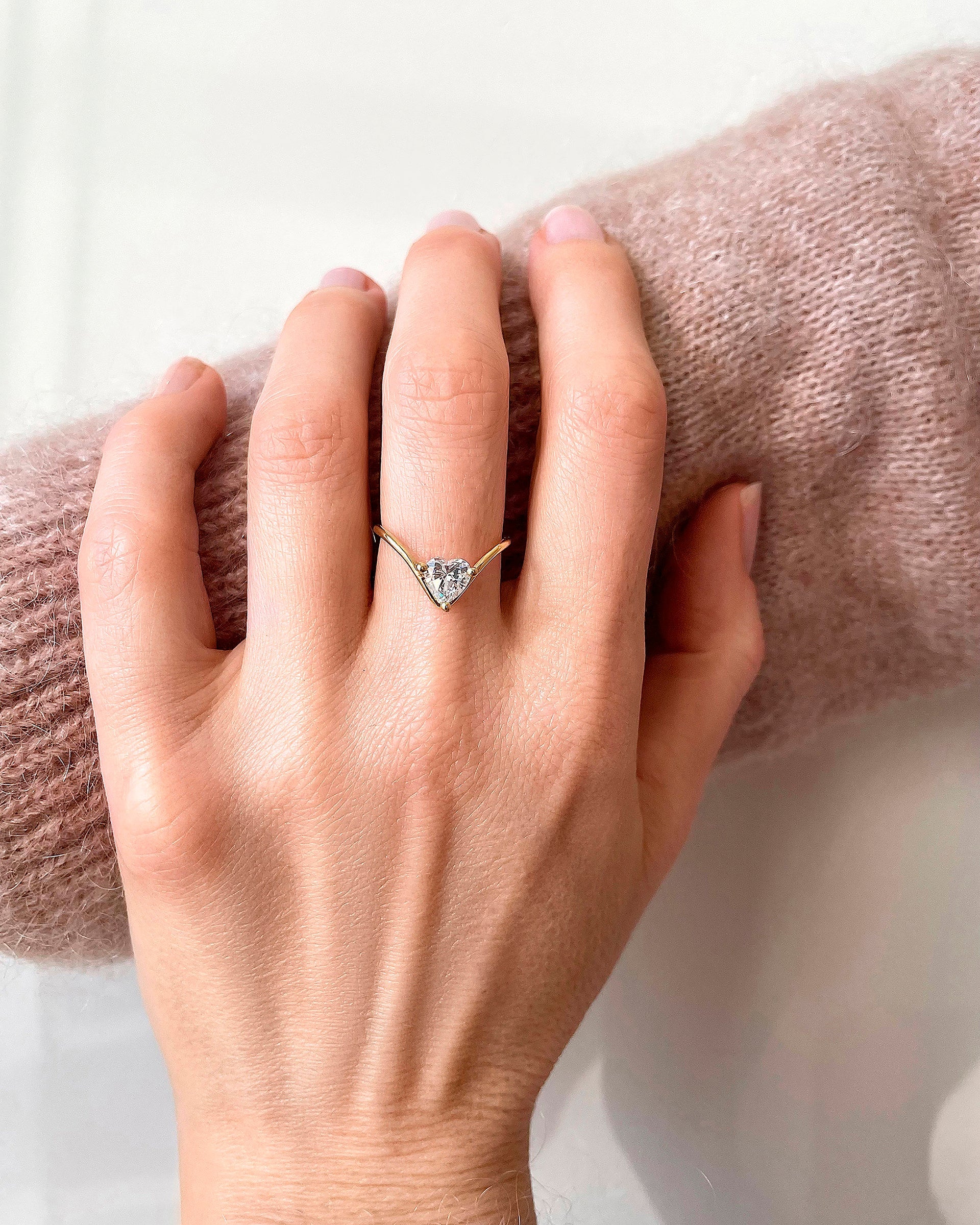 Heart Diamond Ring