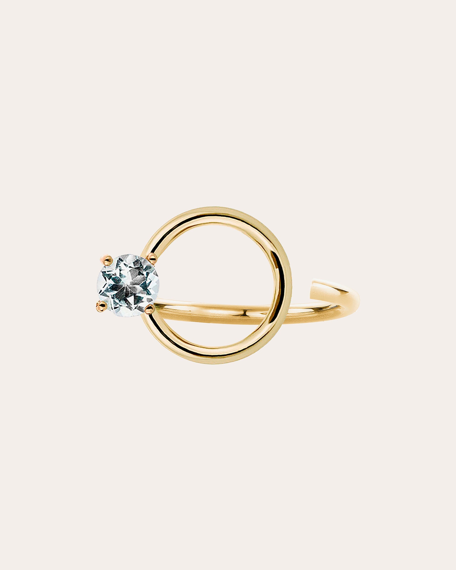 Topaz Curl Ring