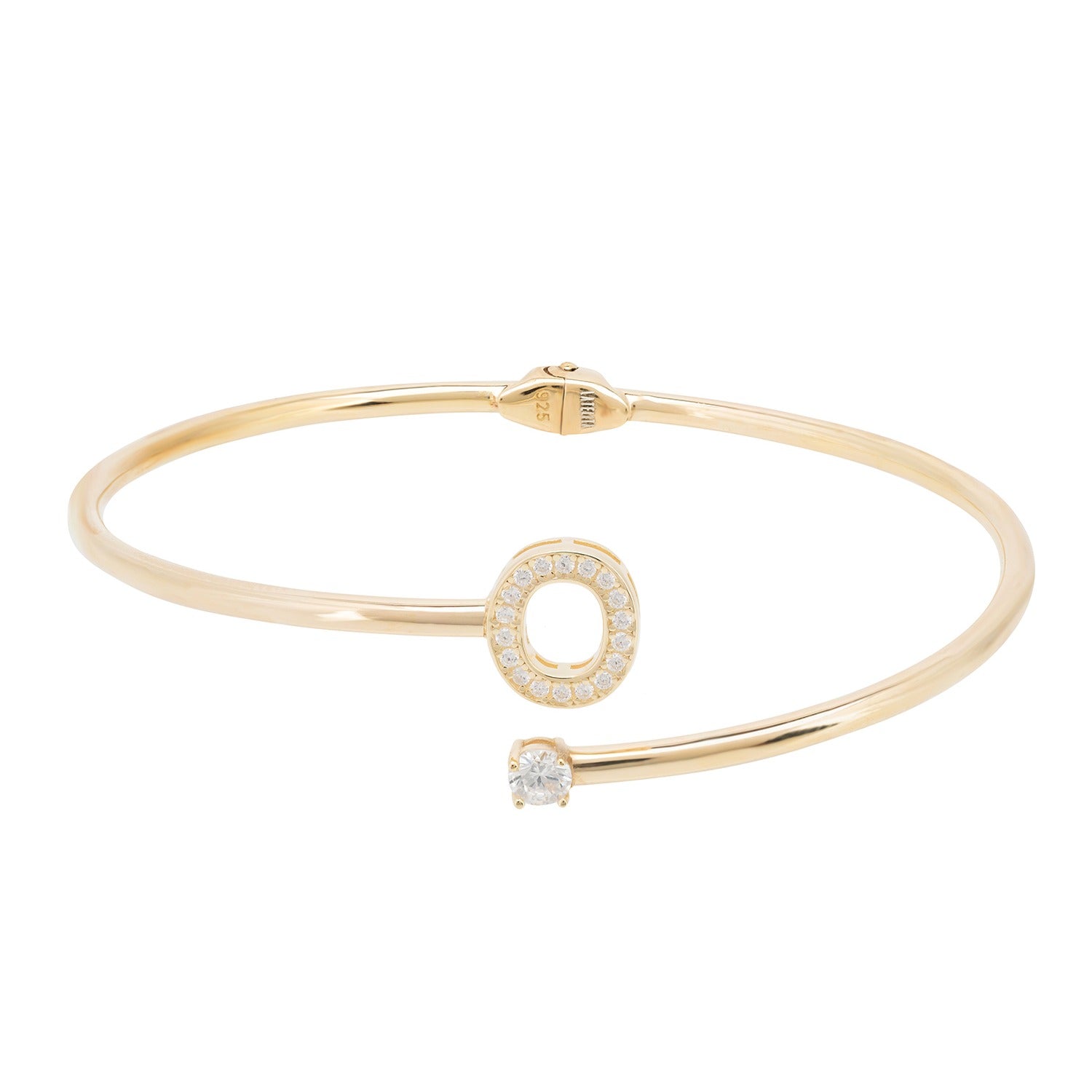 Initial Bangle Gold O