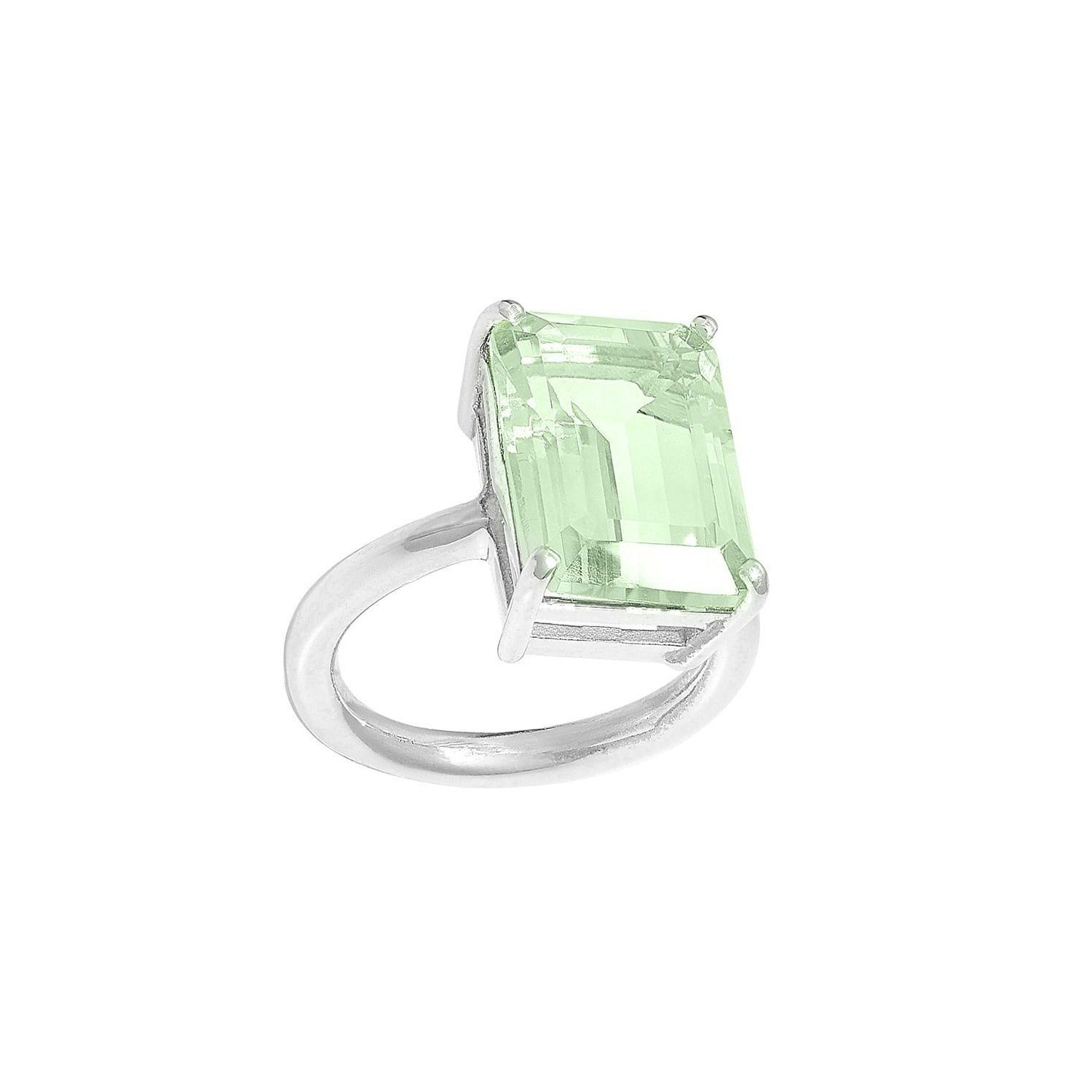 Green Amethyst Ring