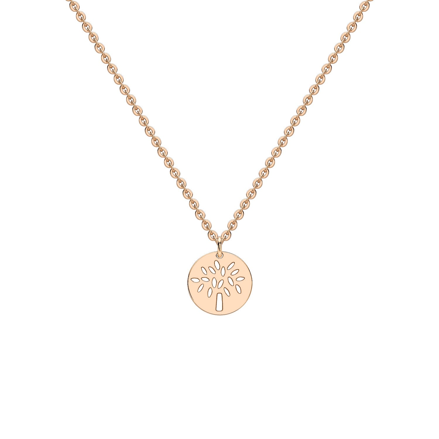 Rose Gold Vermeil Tree Of Life Necklace