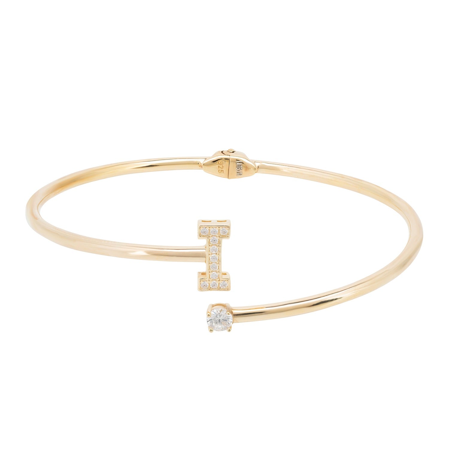 Initial Bangle Gold I