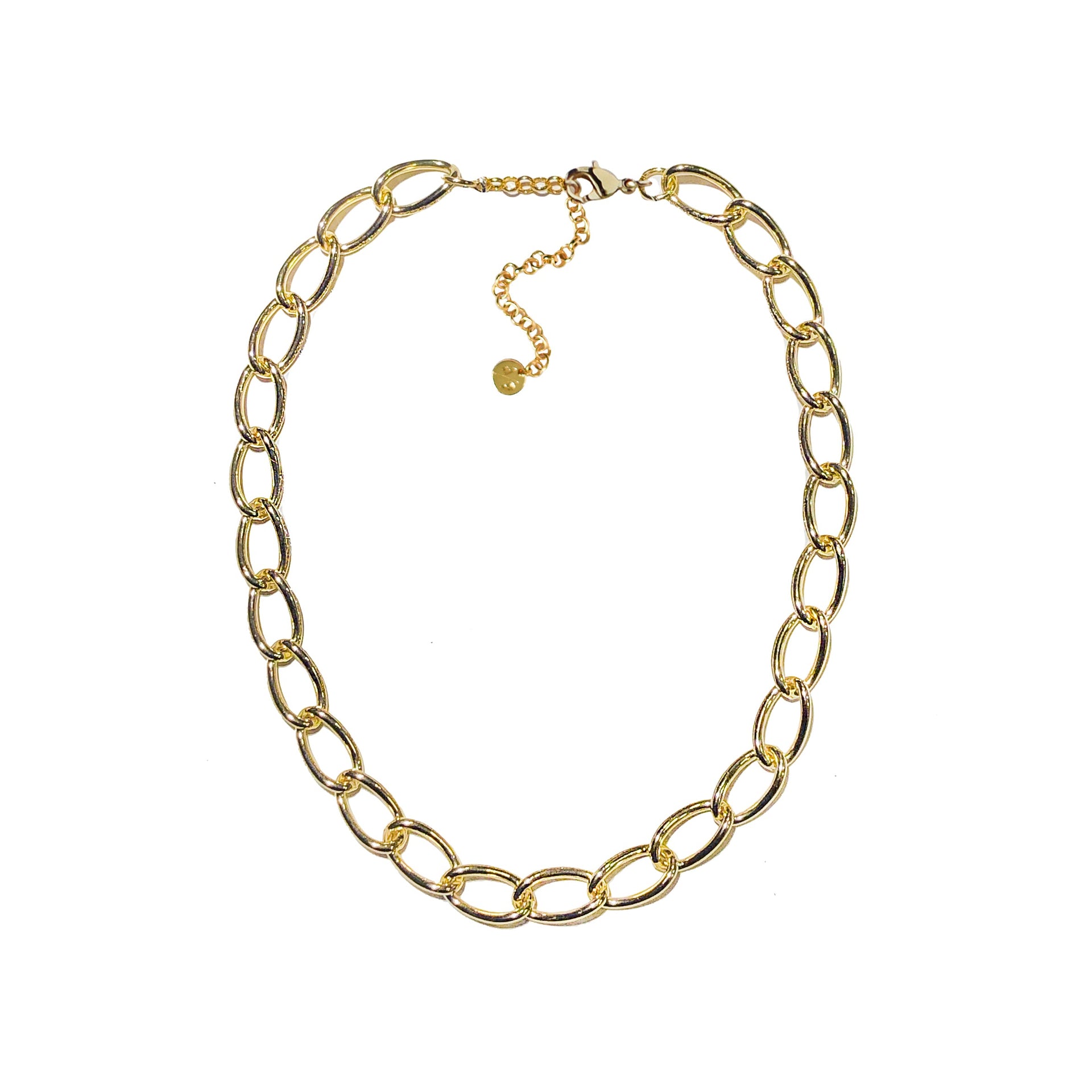 Oval Curb Link Necklace