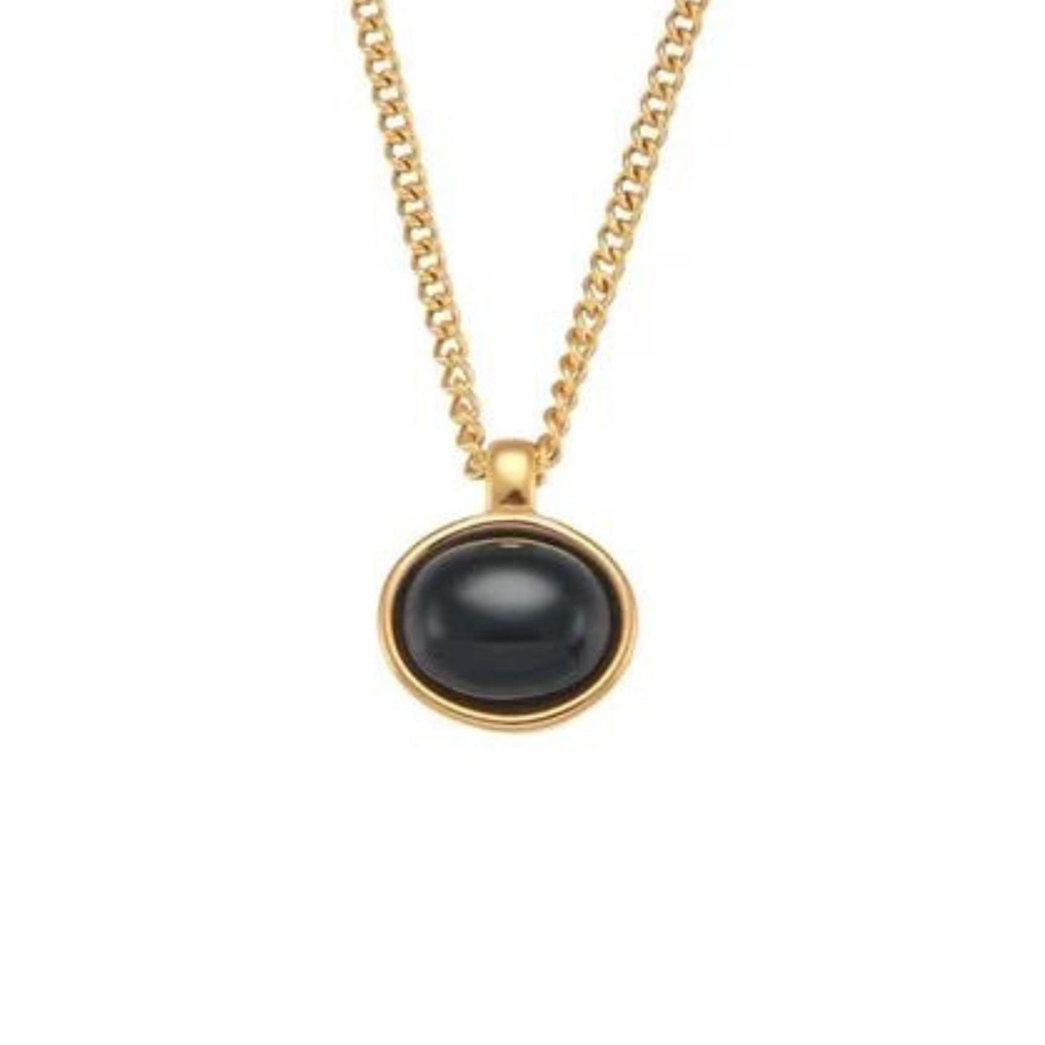 Bella Onyx Pendant Necklace