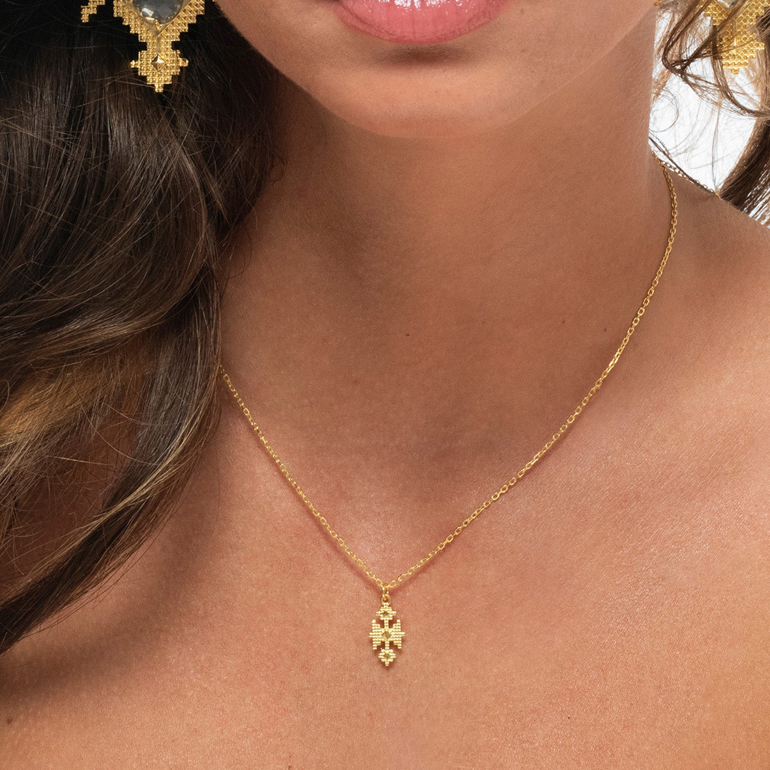 Pisac Necklace Gold