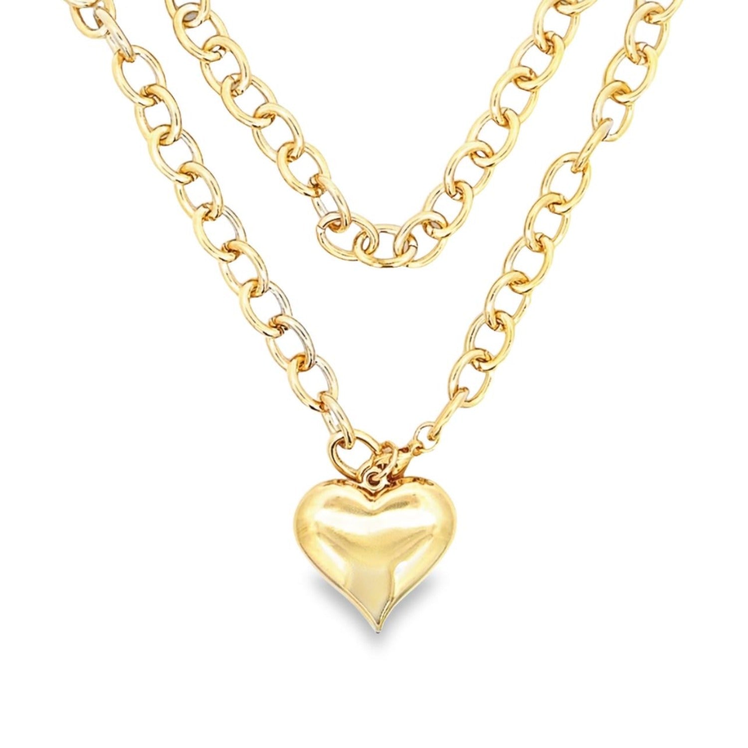 Puffy Heart Necklace