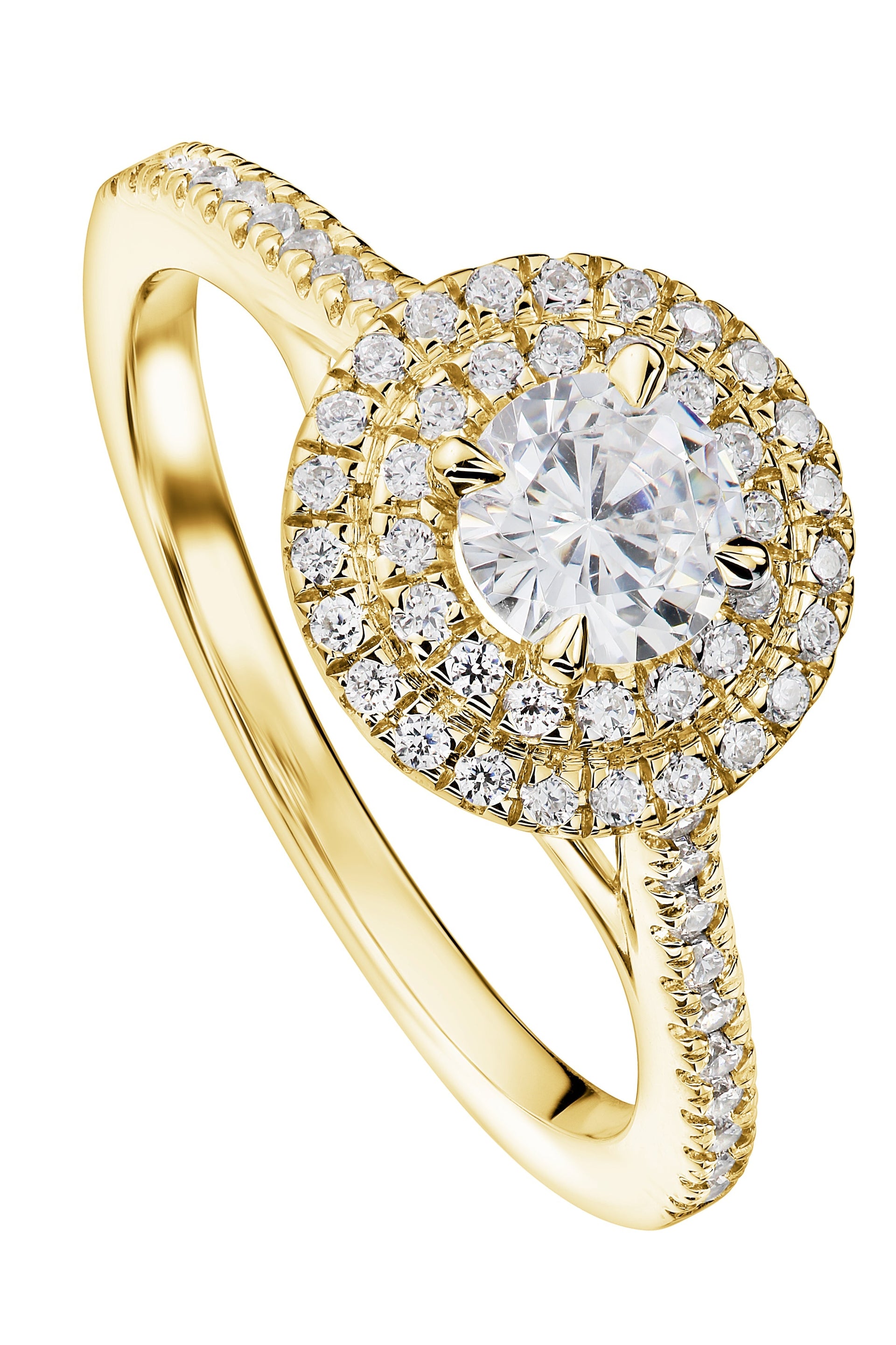 Sienna Yellow Gold Lab Grown Diamond Ring