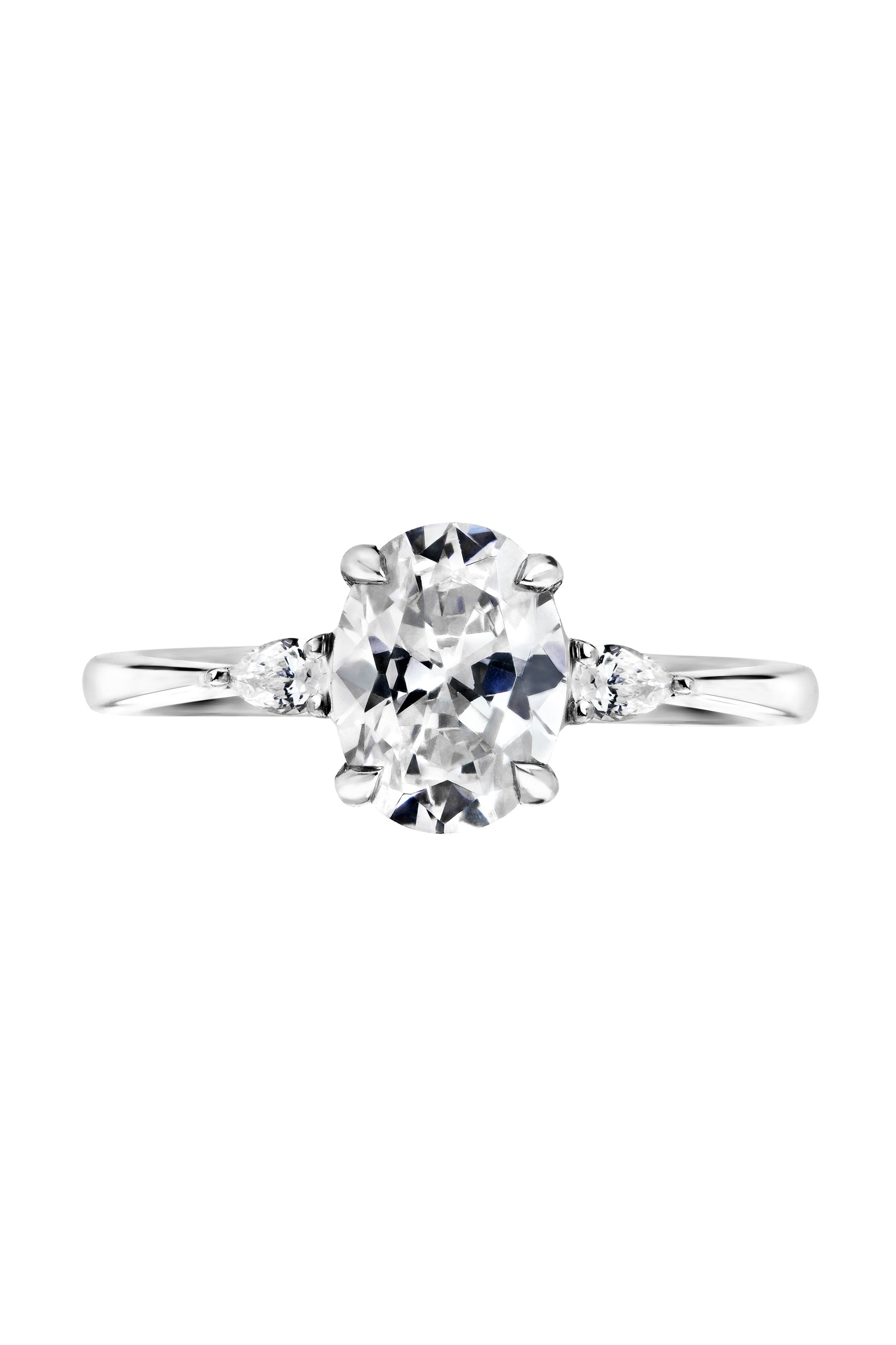 Rebecca White Gold Lab Grown Diamond Engagement Ring