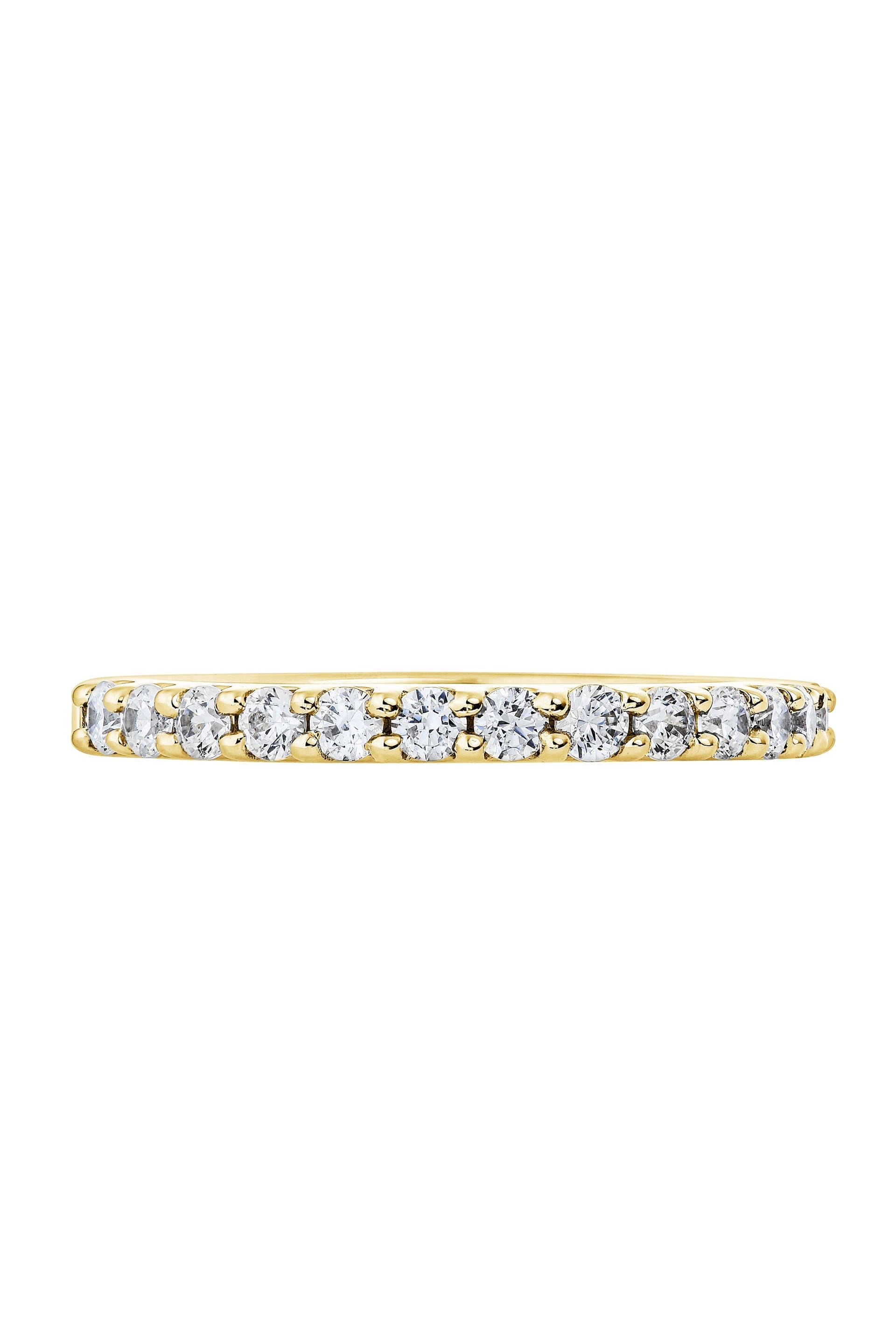 Odette Yellow Gold Half Carat Lab Grown Diamond Ring