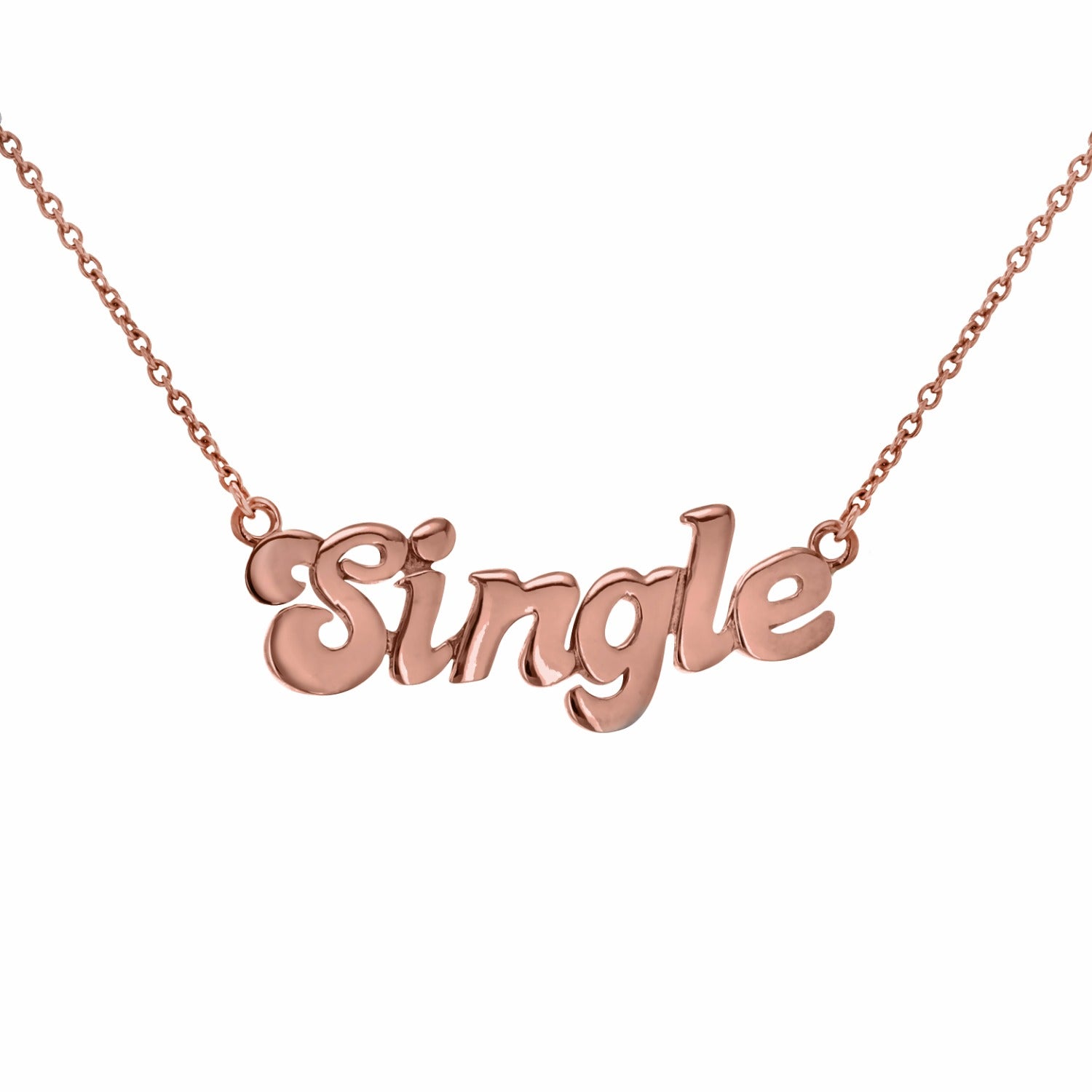 Single Necklace Rose Gold