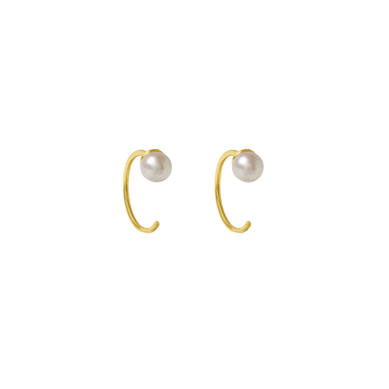 Nora Pearl Pull Through Earrings