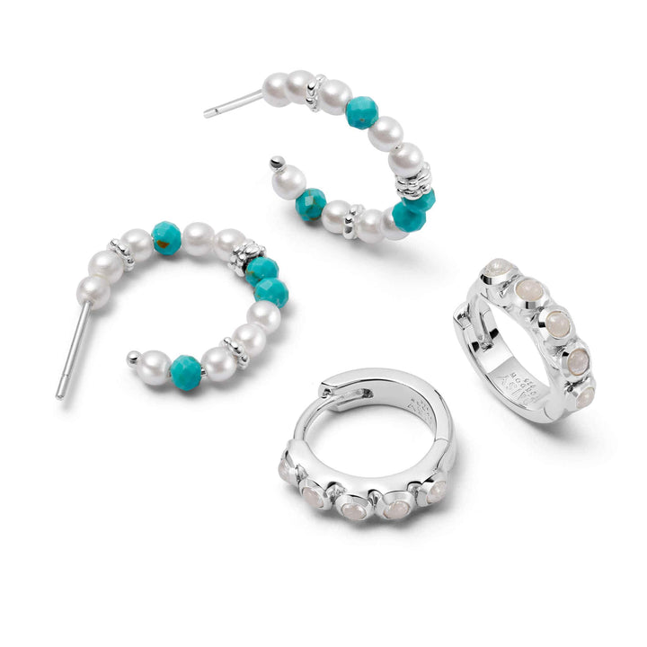 the-pearl-and-turquoise-earring-stack-sterling-silver-daisy-london