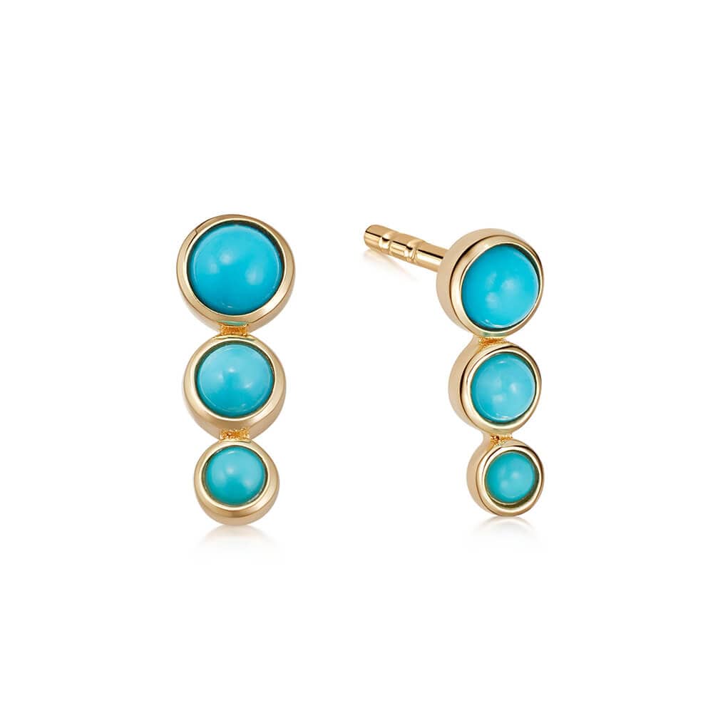 triple-turquoise-stud-earrings-18ct-gold-plated-daisy-london