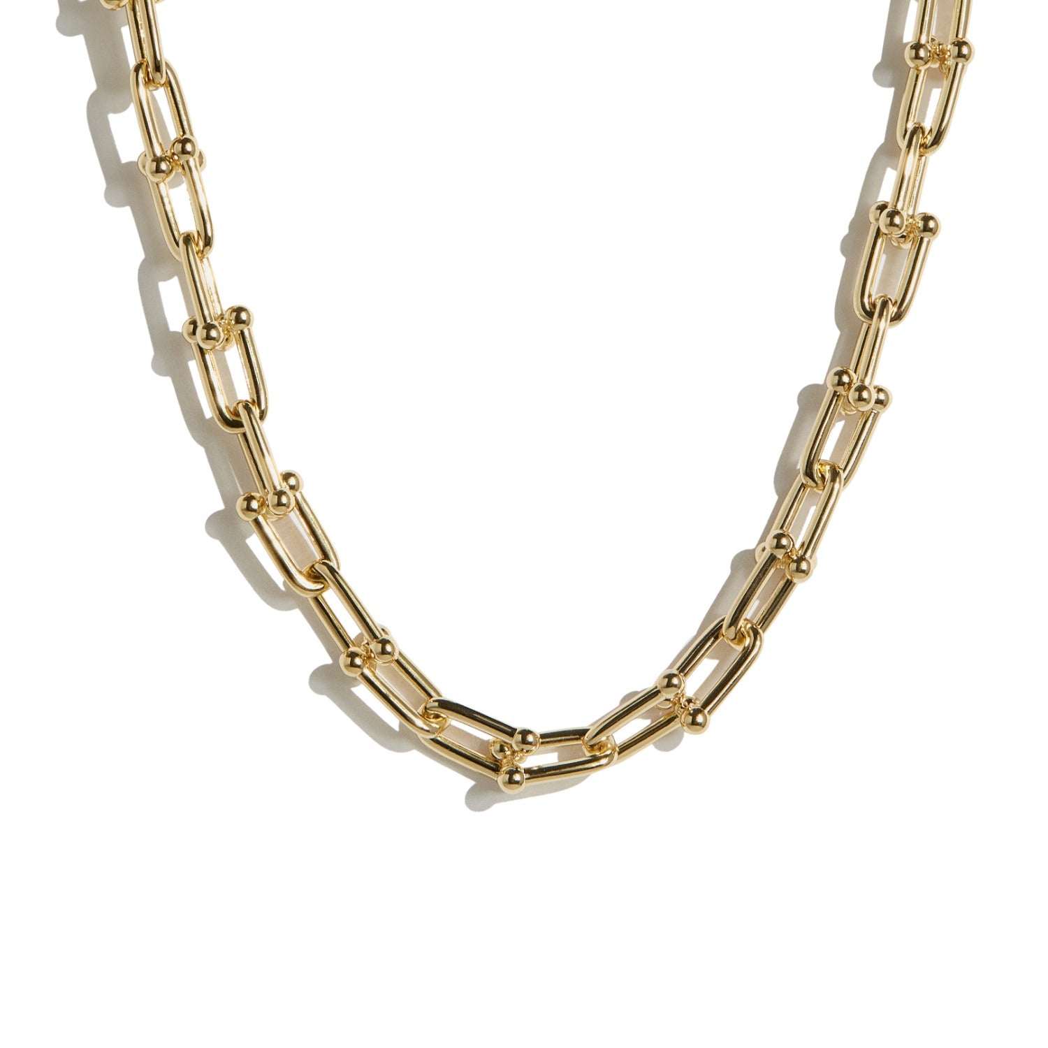 U Link Necklace Gold