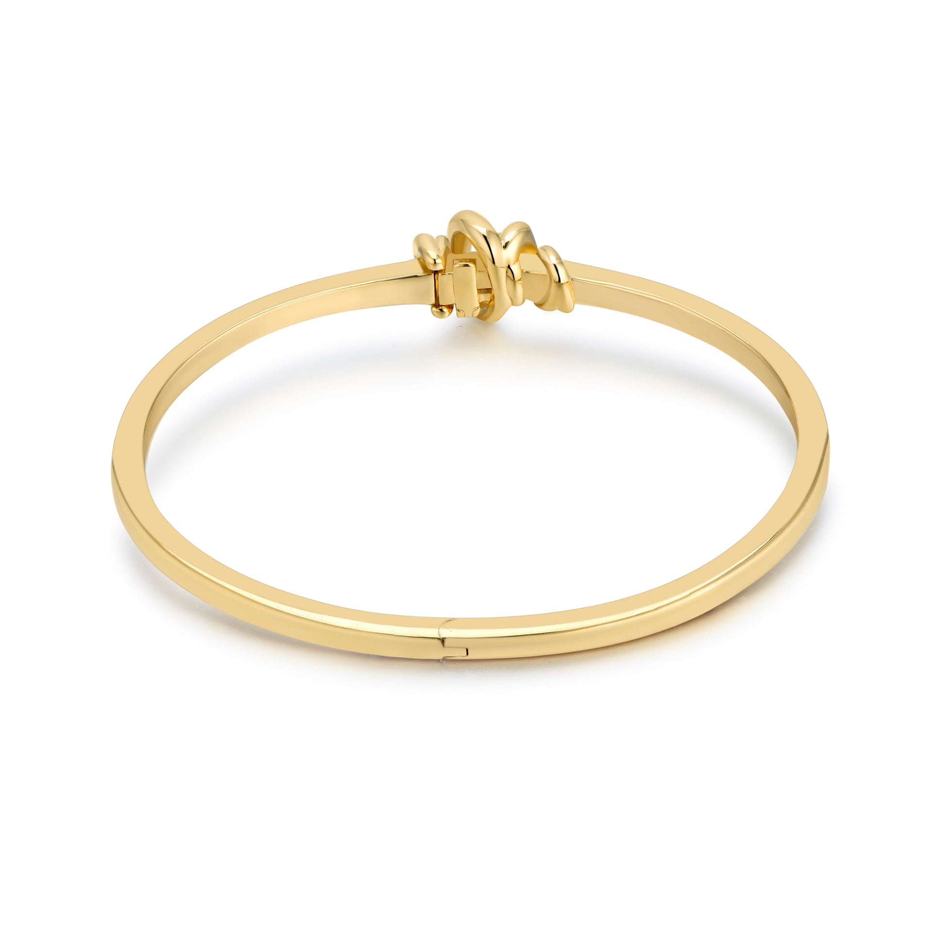 Elodie Delicate Twine Gold Bangle Bracelet