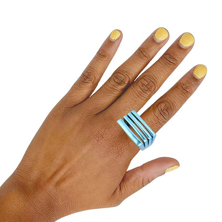 Leah Turquoise Stacked Ring