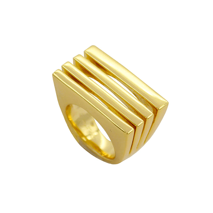 Leah Gold Stacked Ring