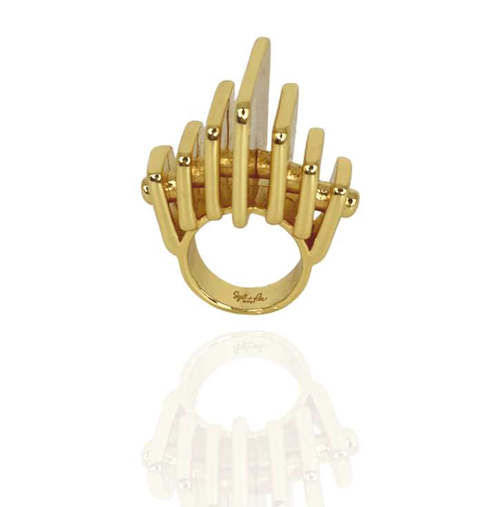 Achilleas Skyscraper Statement Ring